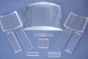 定制紫外到近紅外200-2100nm紫外熔石英柱面透鏡